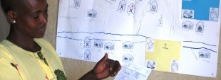 Thumbnail photo of a community health worker volunteer.