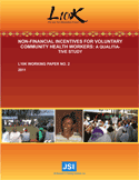 Thumbnail image of the Non-Financial Incentives for Voluntary Community Health Workers: A Qualitative Study L10K Working Paper cover.