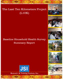 Thumbnail image of the Baseline Household Health Survey Summary cover.